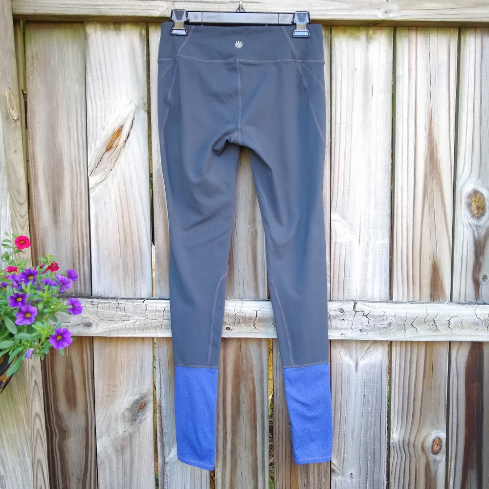 Athleta Plie Grey Tight Workout Leggings - Picture 8 of 8